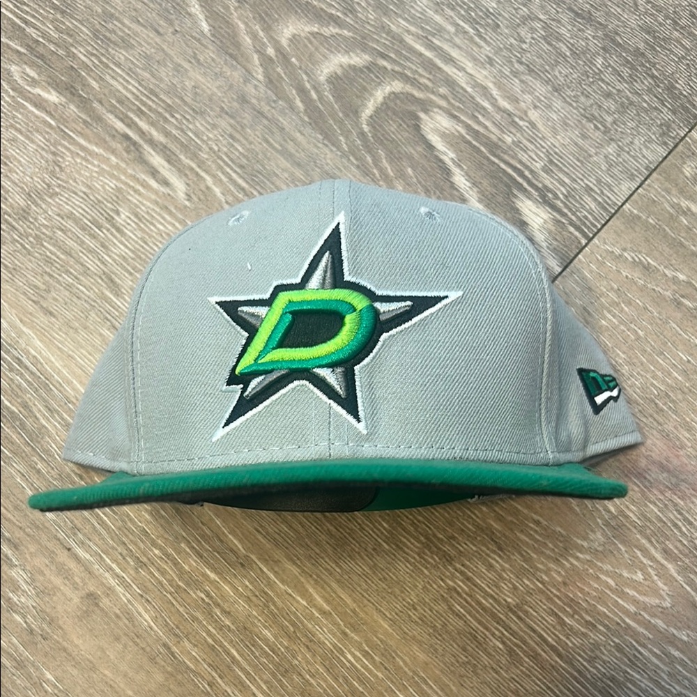Gray and Green Dallas Stars SnapBack hat